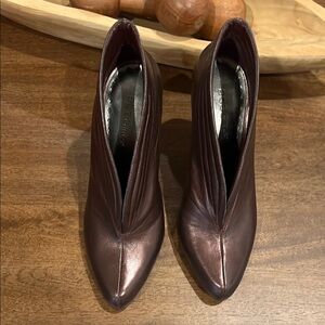 BCBGirls Metallic Ankle Boots - Brown